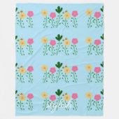 Frühlings- und Sommergäste Fleecedecke (Vorderseite)