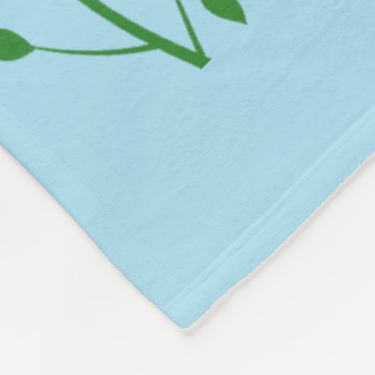 Frühlings- und Sommergäste Fleecedecke (Ecke)