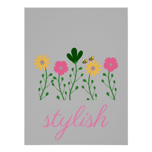 Frühlings- und Sommergäste Poster (Vorderseite)