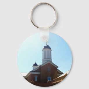 Frühlings Utah LDS Mormonentempel Schlüsselanhänger