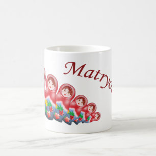 Frühlings-Verschachtelungs-Puppen Kaffeetasse