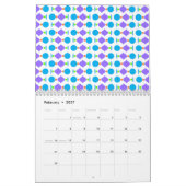 Frühlings-Verzierungen Kalender (Feb 2027)
