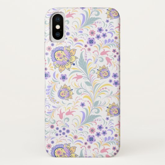 Frühlings-Vintage-Blumen Case-Mate iPhone Hülle (Rückseite)