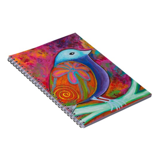 Frühlings-Vogel Notizblock (Rechte Seite)