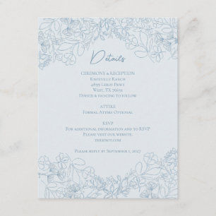 Frühlings-Whimsy-Detailkarte Mitteilungskarte