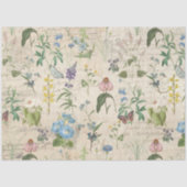 Frühlings-Wildblume Blumenwiese Ephemera Entdeckun Seidenpapier (Vorderseite)