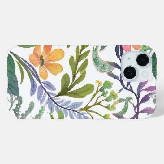 Frühlings-Wildblume Florals | Blume Case-Mate iPhone Hülle (Rückseite (Horizontal))