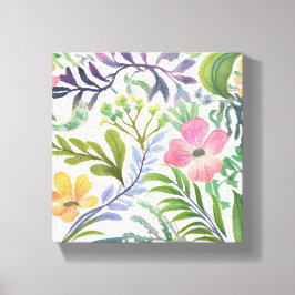 Frühlings-Wildblume Florals | Blume Leinwanddruck