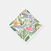 Frühlings-Wildblume Florals | Blume Serviette (Ecke)