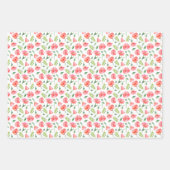 Frühlings-Wildblume Wrapper Geschenkpapier Set (Vorderseite 3)