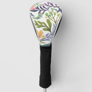 Frühlings-Wildblumen-Florals Blumenfelder Golf Headcover