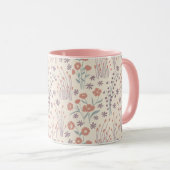 Frühlings-Wildblumen-Geflüster Tasse (VorderseiteRechts)