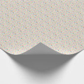 Frühlings-Wildblumengarten Blumen Geschenkpapier (Ecke)