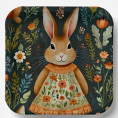 Frühlings-Zauber-Hase-Papierteller Pappteller