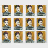 Frühlings-Zeit für Frida Geschenkpapier (Flach)