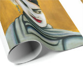 Frühlings-Zeit für Frida Geschenkpapier (Rolleneckpunkt)