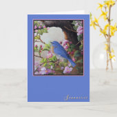 Frühlings-Zeit-Gruß-Karte Karte (Gelbe Blume)