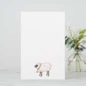 Frühlings-Zeit · Schafe Briefpapier (Stehend Vorderseite)
