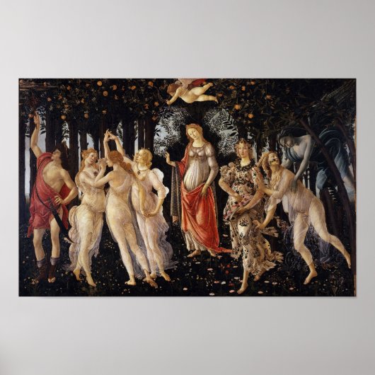Frühlingsallegorie von Botticelli Print Poster (Vorne)