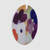 Frühlingsanemonen Akryler Ornament (Vorderseite)