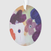 Frühlingsanemonen Akryler Ornament (Vorderseite)