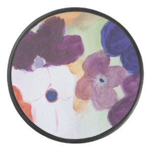 Frühlingsanemonen Eishockey Puck