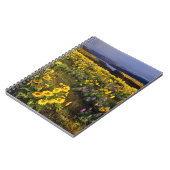 Frühlingsangebote im Überfluss der Wildblumen beim Notizblock (Linke Seite)