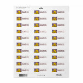 Frühlingsangebote Label Aufkleber COUPONS Inside (Vorne)
