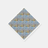 Frühlingsanhänger Blossom Pointillism Kunstwerk Serviette (Ecke)