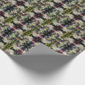 Frühlingsapfel blüht Abstrakt Personalisiert Geschenkpapier (Ecke)