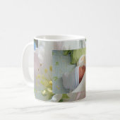 Frühlingsapfel blüht Kaffee Cup New Baby Kaffeetasse (Vorderseite Links)