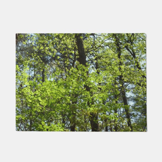 Frühlingsapfel Verlasse Natur Fußmatte (Vorderseite)