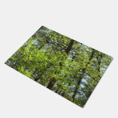 Frühlingsapfel Verlasse Natur Fußmatte (Schrägansicht)