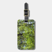 Frühlingsapfel Verlasse Natur Gepäckanhänger (Vorderseite vertikal)