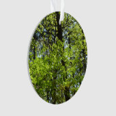 Frühlingsapfel Verlasse Natur Ornament (Vorderseite)