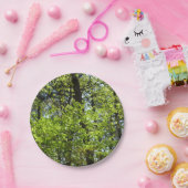 Frühlingsapfel Verlasse Natur Pappteller (Party)