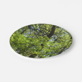 Frühlingsapfel Verlasse Natur Pappteller (Schrägansicht)