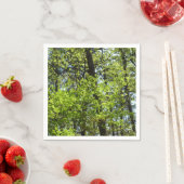 Frühlingsapfel Verlasse Natur Serviette (Beispiel)