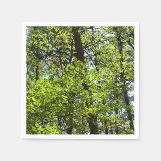 Frühlingsapfel Verlasse Natur Serviette (Vorderseite)