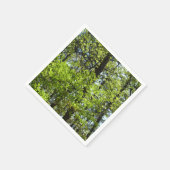 Frühlingsapfel Verlasse Natur Serviette (Ecke)