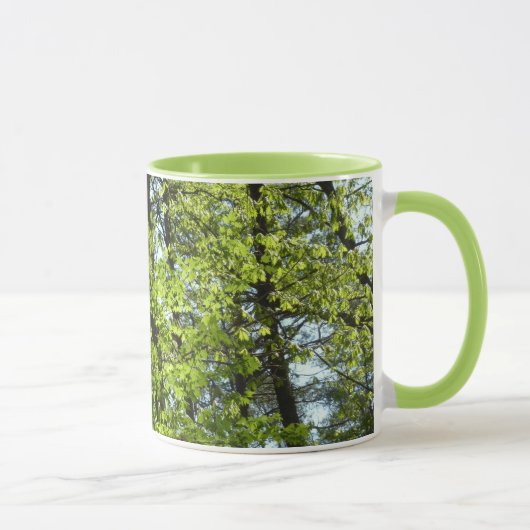 Frühlingsapfel Verlasse Natur Tasse (Rechts)