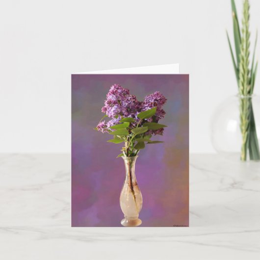 Frühlingsaroma Karte (Vorderseite)