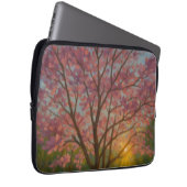 Frühlingsaufwachen - blühende Baumlandschaft Laptopschutzhülle (Vorne Rechts)
