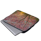 Frühlingsaufwachen - blühende Baumlandschaft Laptopschutzhülle (Vorne Knopf)