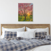 Frühlingsaufwachen - blühende Baumlandschaft Leinwanddruck (Insitu (Schlafzimmer))
