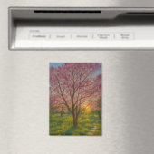 Frühlingsaufwachen - blühende Baumlandschaft Magnet (In Situ (Geschirrspüler))