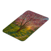 Frühlingsaufwachen - blühende Baumlandschaft Magnet (Linke Seite)
