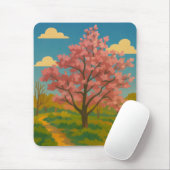 Frühlingsaufwachen - blühende Baumlandschaft Mousepad (Mit Mouse)