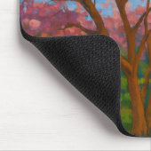 Frühlingsaufwachen - blühende Baumlandschaft Mousepad (Ecke)