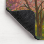 Frühlingsaufwachen - blühende Baumlandschaft Mousepad (Ecke)